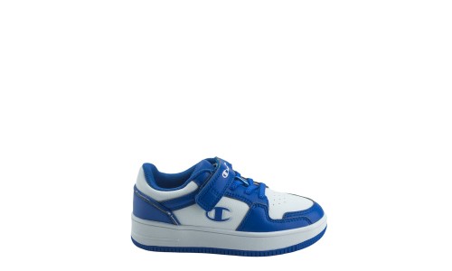 CHAMPION S32259-WW010 Low Cut Shoe REBOUND 2.0 LOW B PS WHT/RBL