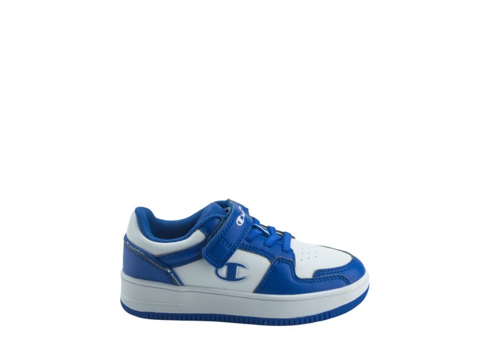 CHAMPION S32259-WW010 Low Cut Shoe REBOUND 2.0 LOW B PS WHT/RBL