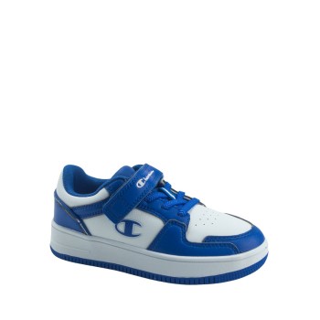 CHAMPION S32259-WW010 Low Cut Shoe REBOUND 2.0 LOW B PS WHT/RBL