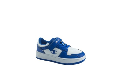 CHAMPION S32259-WW010 Low Cut Shoe REBOUND 2.0 LOW B PS WHT/RBL