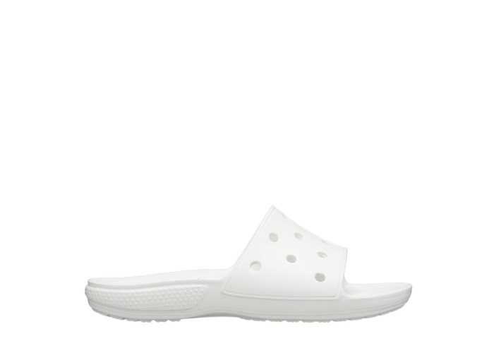 CROCS 206121 CLASSIC CROCS SLIDE WHITE