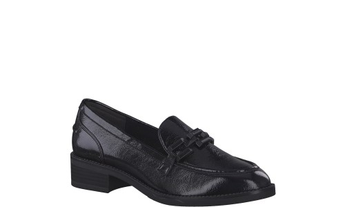 TAMARIS 24301-29 018  BLACK PATENT