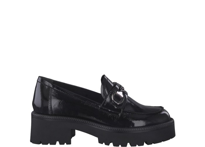 TAMARIS 24714-29 018  BLACK PATENT