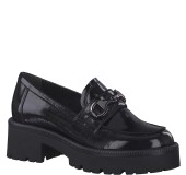 TAMARIS 24714-29 018  BLACK PATENT