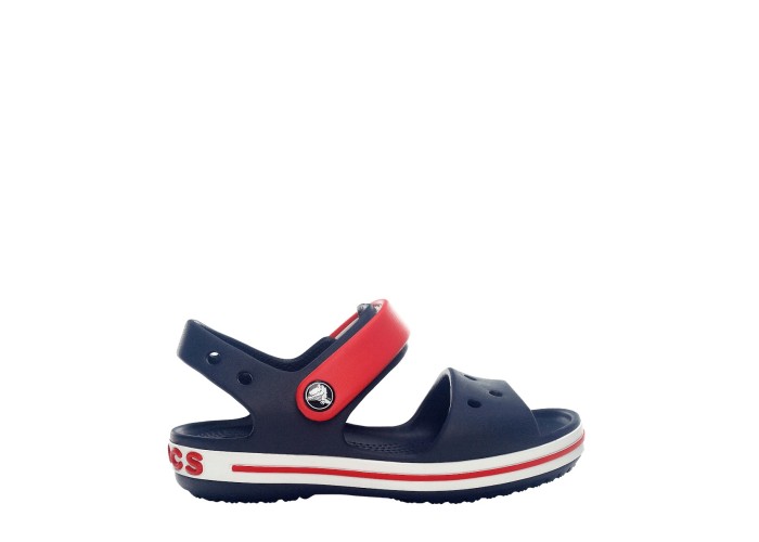 CROCS 12856-485 CROCBAND SANDAL NAVY/RED