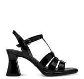 TAMARIS 28031-30 018  BLACK PATENT