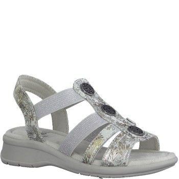 JANA SOFTLINE 28165-20 290  GREY/FLOWER