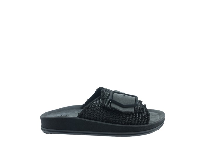 FANTASY 335 CORINA  BLACK/RAFFIA
