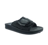 FANTASY 335 CORINA  BLACK/RAFFIA