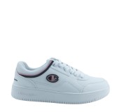 CHAMPION S11469-WW010 WHT/NBK/PINK Low Cut Shoe REBOUND LOW