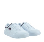 CHAMPION S11469-WW010 WHT/NBK/PINK Low Cut Shoe REBOUND LOW