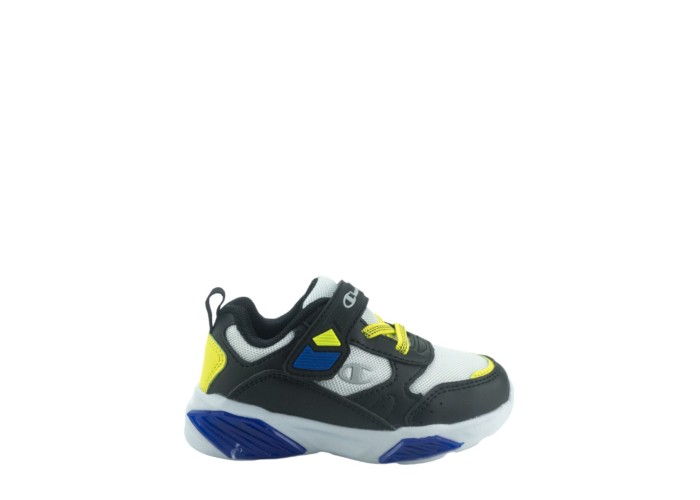 CHAMPION S32777-WW001 WHT/NBK/BLUE/YELLOW Low Cut Shoe WAVE B TD