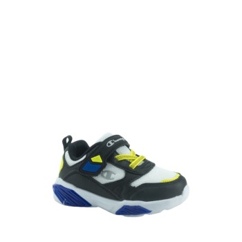 CHAMPION S32777-WW001 WHT/NBK/BLUE/YELLOW Low Cut Shoe WAVE B TD