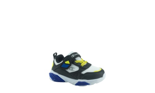 CHAMPION S32777-WW001 WHT/NBK/BLUE/YELLOW Low Cut Shoe WAVE B TD