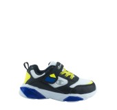CHAMPION S32778-WW001 WHT/NBK/BLUE/YELLOW Low Cut Shoe WAVE B PS