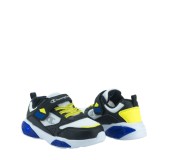 CHAMPION S32778-WW001 WHT/NBK/BLUE/YELLOW Low Cut Shoe WAVE B PS