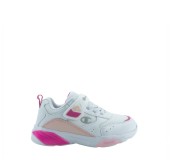 CHAMPION S32781-WW001 WHT/FUCSIA/PINK Low Cut Shoe WAVE G TD