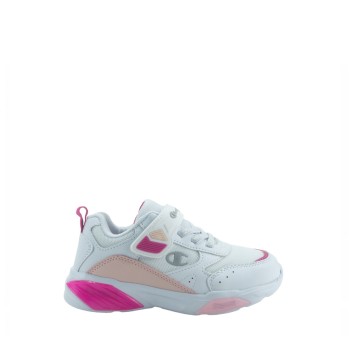 CHAMPION S32781-WW001 WHT/FUCSIA/PINK Low Cut Shoe WAVE G TD