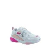 CHAMPION S32782-WW001 WHT/FUCSIA/PINK Low Cut Shoe WAVE G PS