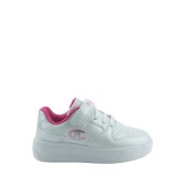 CHAMPION S32518-WW001 WHT/FUCSIA Low Cut Shoe DEUCE G PS