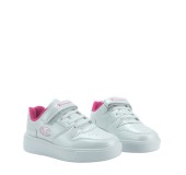 CHAMPION S32518-WW001 WHT/FUCSIA Low Cut Shoe DEUCE G PS