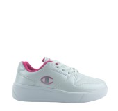CHAMPION S32519-WW001 WHT/SILVER Low Cut Shoe DEUCE G GS