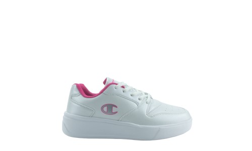 CHAMPION S32519-WW001 WHT/SILVER Low Cut Shoe DEUCE G GS