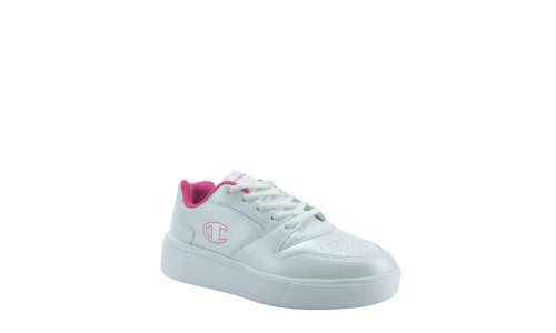 CHAMPION S32519-WW001 WHT/SILVER Low Cut Shoe DEUCE G GS